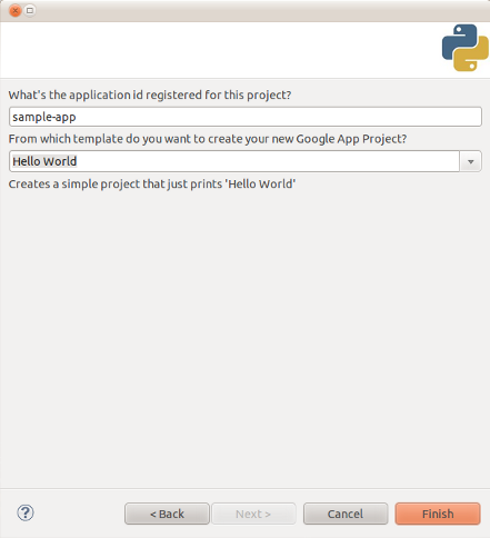 PyDev の Google App Engine プロジェクト利用